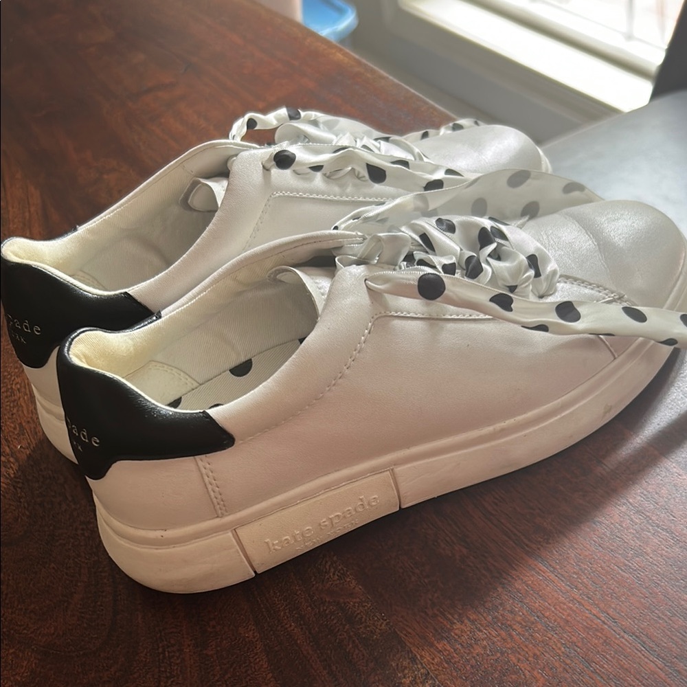 Kate Spade White Lift Sneakers - Picture 2 of 7